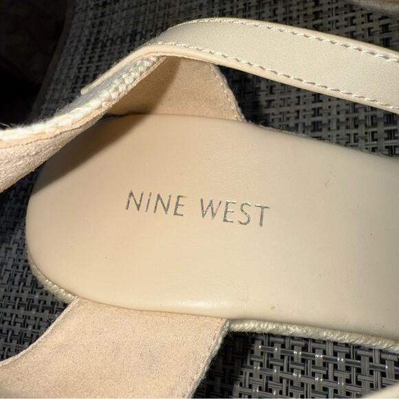 Nine West Joydyn8 Espadrille Wedge Sandals - Snake Skin - Size 11 - Picture 4 of 10